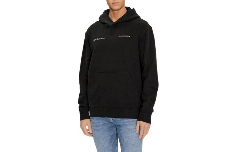 Calvin Klein Letter Landscape Print Hoodie Black J30J325490-BEH