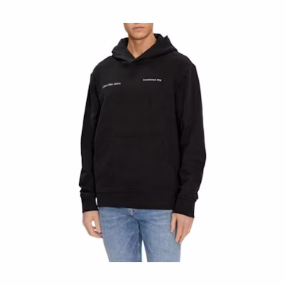 Calvin Klein Letter Landscape Print Hoodie Black J30J325490-BEH