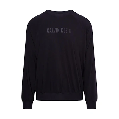 Calvin Klein Letter Logo Crewneck Sweatshirt Black (European Fit) 000NM2568E-UB1