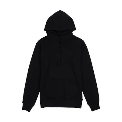 Calvin Klein Letter Print Black Pullover Hoodie Long Sleeve 41L7739-099