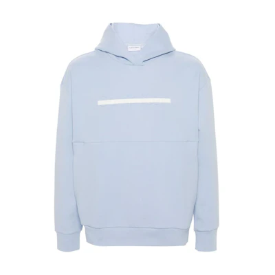 Calvin Klein Light Blue Logo Stripe Detail Hoodie K10K112442-CGK