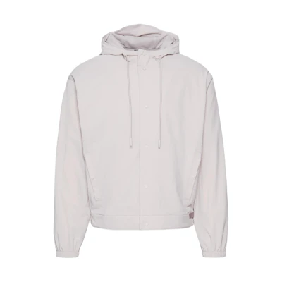 Calvin Klein Light Grey Hoodie Jacket with Logo Print and Single Button Design 00GMS4O521-K6B