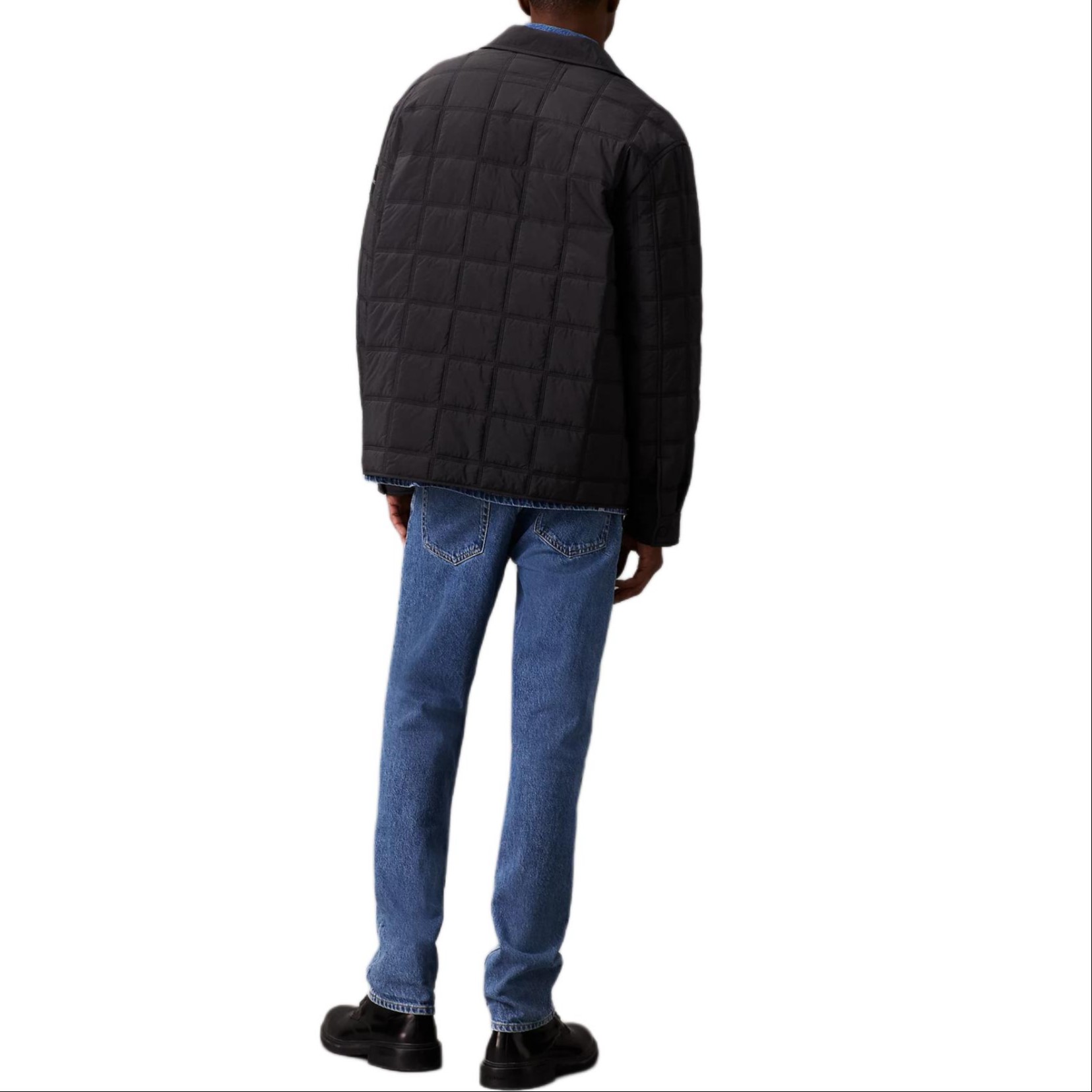 Lookbook カルバンクライン 軽量キルティングルーズフィットジャケット ブラック (欧州版) J30J325587-BEH