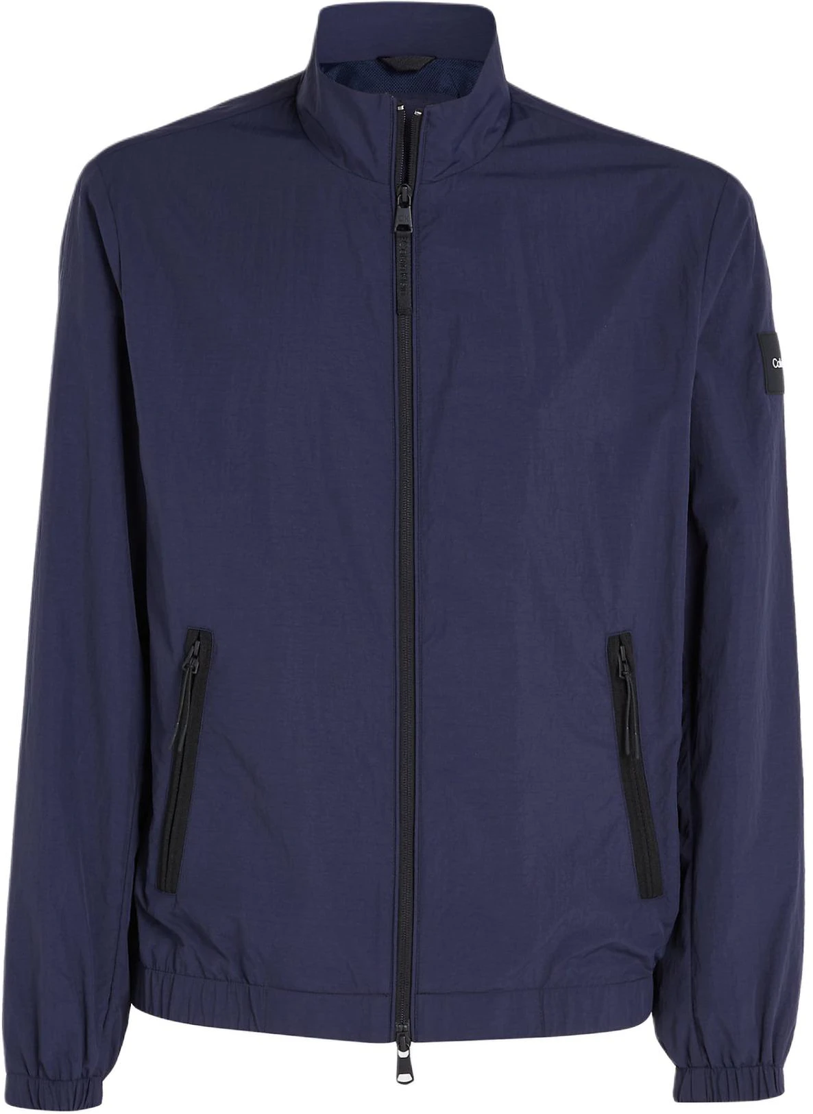 calvin-klein-logo-casual-stand-collar-long-sleeve-jacket-blue-european-fit-k10-k111441-chw