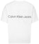 Lookbook Kaos Unisex Putih Calvin Klein Logo Crew Neck. J400280-YAF