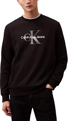 Calvin Klein 經典標誌長袖圓領衛衣 黑色 40BM801-001 Buy Calvin Klein 經典標誌長袖圓領衛衣 黑色 40BM801-001