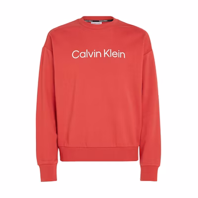 Calvin Klein Logo Crewneck Long Sleeve Sweatshirt Red ( European Fit) K10K112956-XAE