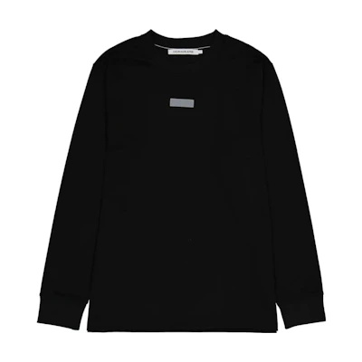 Calvin Klein Logo Crewneck Long Sleeve Sweatshirt Black () J400151-BEH