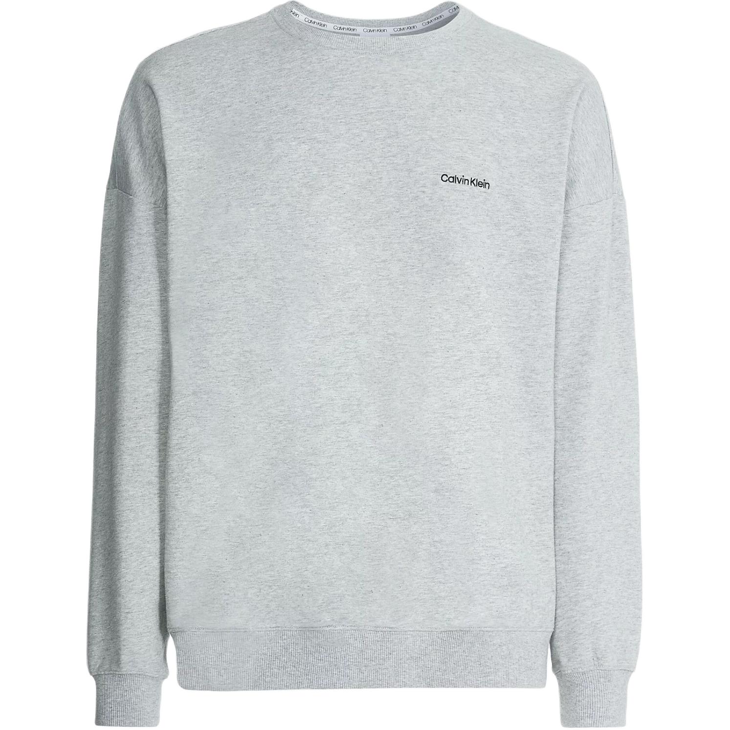 Calvin Klein Logo Crewneck Long Sleeve Sweatshirt Men’s Grey 000NM2300EP7A
