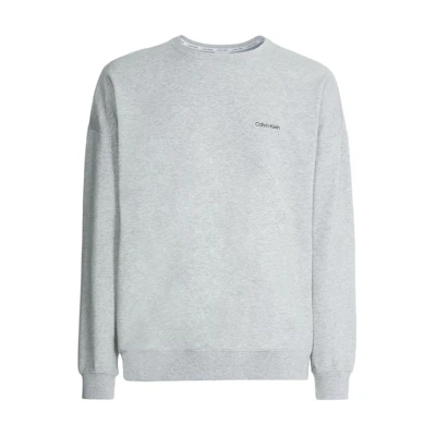 Calvin Klein Logo Crewneck Long Sleeve Sweatshirt Men’s Grey 000NM2300EP7A