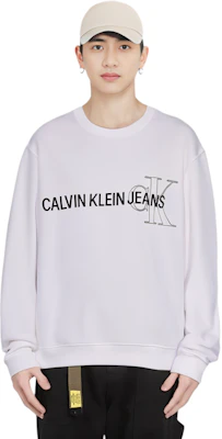 Calvin Klein 經典標誌白色圓領長袖上衣 J30J318181-YAF Purchase Calvin Klein 經典標誌白色圓領長袖上衣 J30J318181-YAF