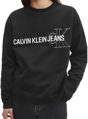 Calvin Klein 徽標圖案圓領長袖運動衫 J30J318181-BEH Purchase Calvin Klein 徽標圖案圓領長袖運動衫 J30J318181-BEH