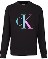 Calvin Klein Logo Graphic Crewneck Sweatshirt Black J30J320841-BEH Calvin Klein Logo Graphic Crewneck Sweatshirt Black J30J320841-BEH