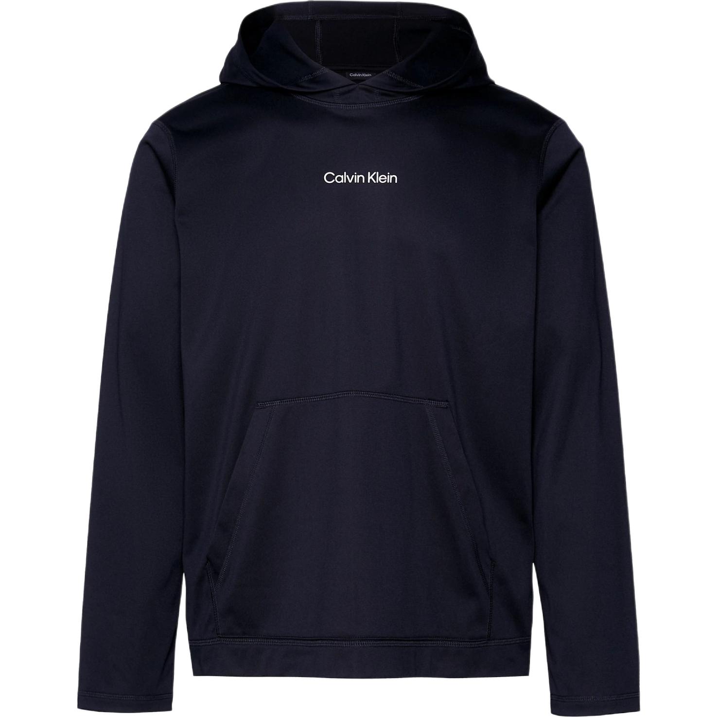 Calvin Klein Logo Hoodie Black European Fit Men’s Casual Wear 00GMS4W328-BAE