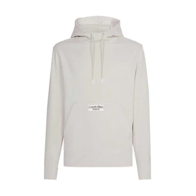 Calvin Klein Logo Hoodie Casual Long Sleeve Off-White J30J322891-ACI