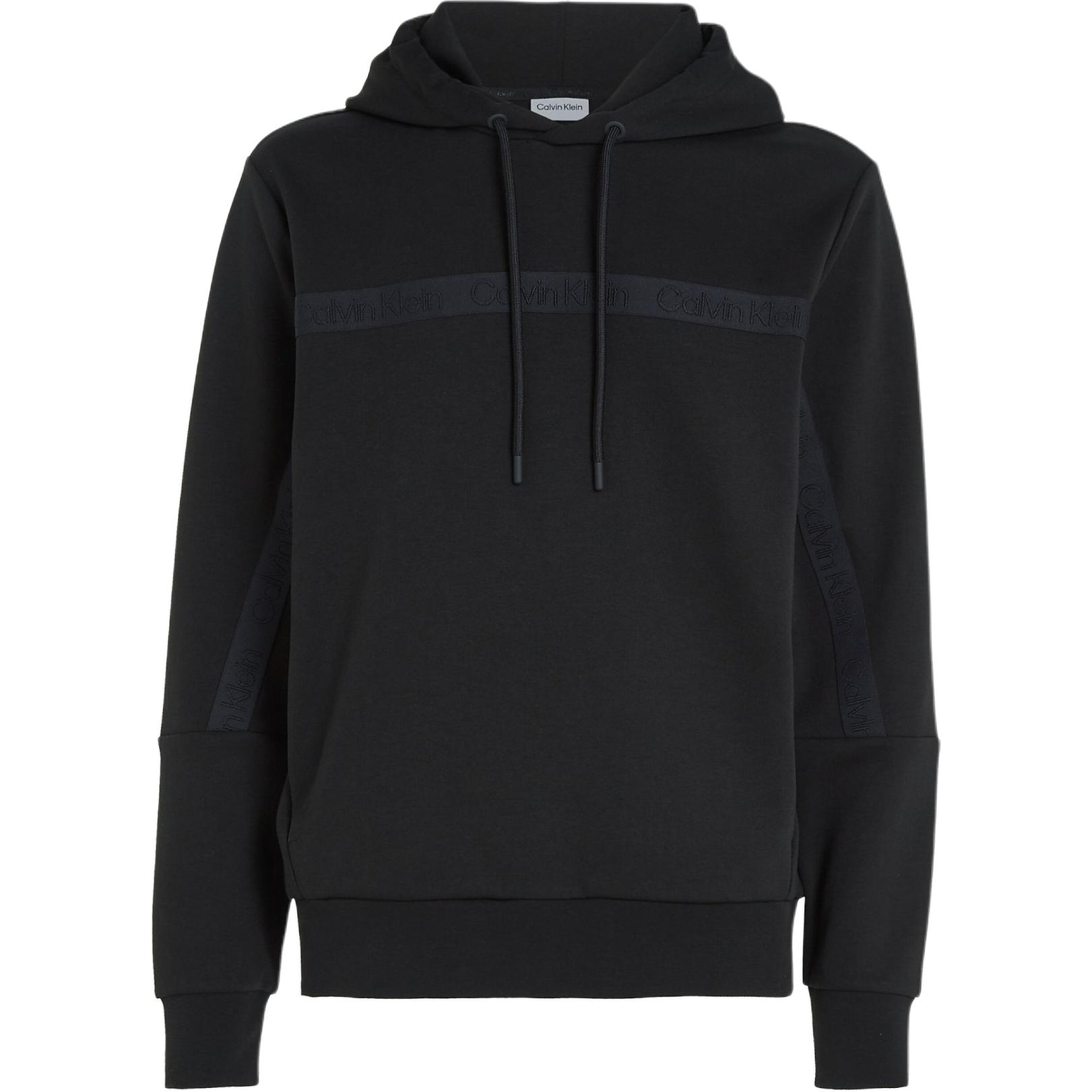 Calvin Klein Logo Hoodie Simplistic Casual Long Sleeve (EU) Black K10K112254-BEH