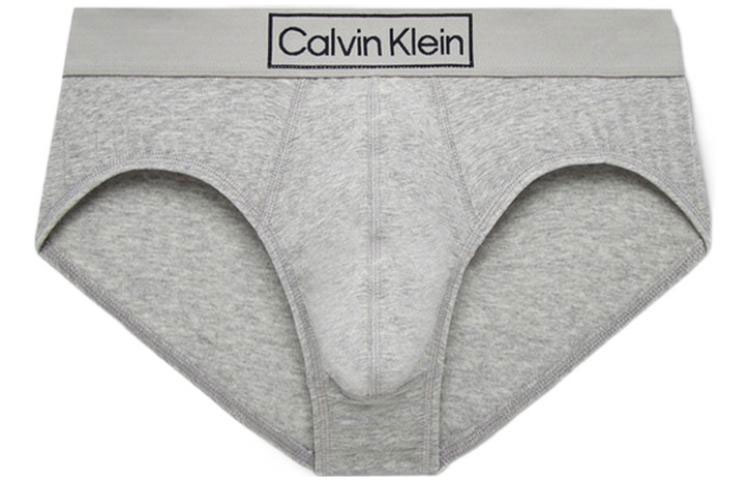 Calvin Klein Logo Jacquard Breathable Briefs Men Grey. NB3082-P7A