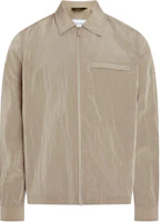 Calvin Klein Logo Pleated Shirt Jacket European Fit Men’s Eucalyptus Green K10K112368-LEB Calvin Klein Logo Pleated Shirt Jacket European Fit Men’s Eucalyptus Green K10K112368-LEB