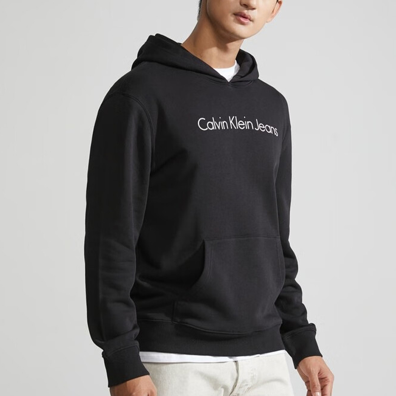 Purchase Sudadera Casual Calvin Klein con Logo Impreso Negra J315035-BAE