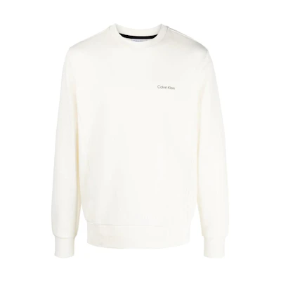 Calvin Klein Logo Print Crewneck Long Sleeve Sweatshirt K10K109926YAT