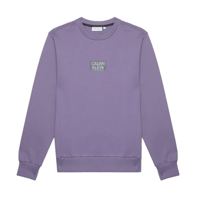 Calvin Klein Logo Print Crewneck Pullover Sweatshirt Purple - K10K111525-VA8