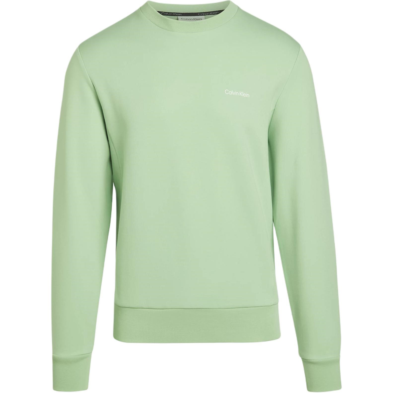 Calvin Klein Logo Print Crewneck Sweatshirt Quiet Green (EU) Long Sleeve K10K109926-LJ4