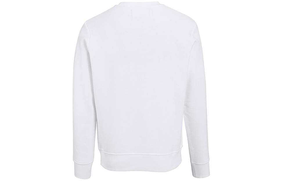 Lookbook Calvin Klein 标志印花圆领卫衣 白色 J30J319365-YAF