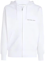 Calvin Klein Logo Print Hooded Long-Sleeve Jacket Men’s White J30J325148-YAF Calvin Klein Logo Print Hooded Long-Sleeve Jacket Men’s White J30J325148-YAF