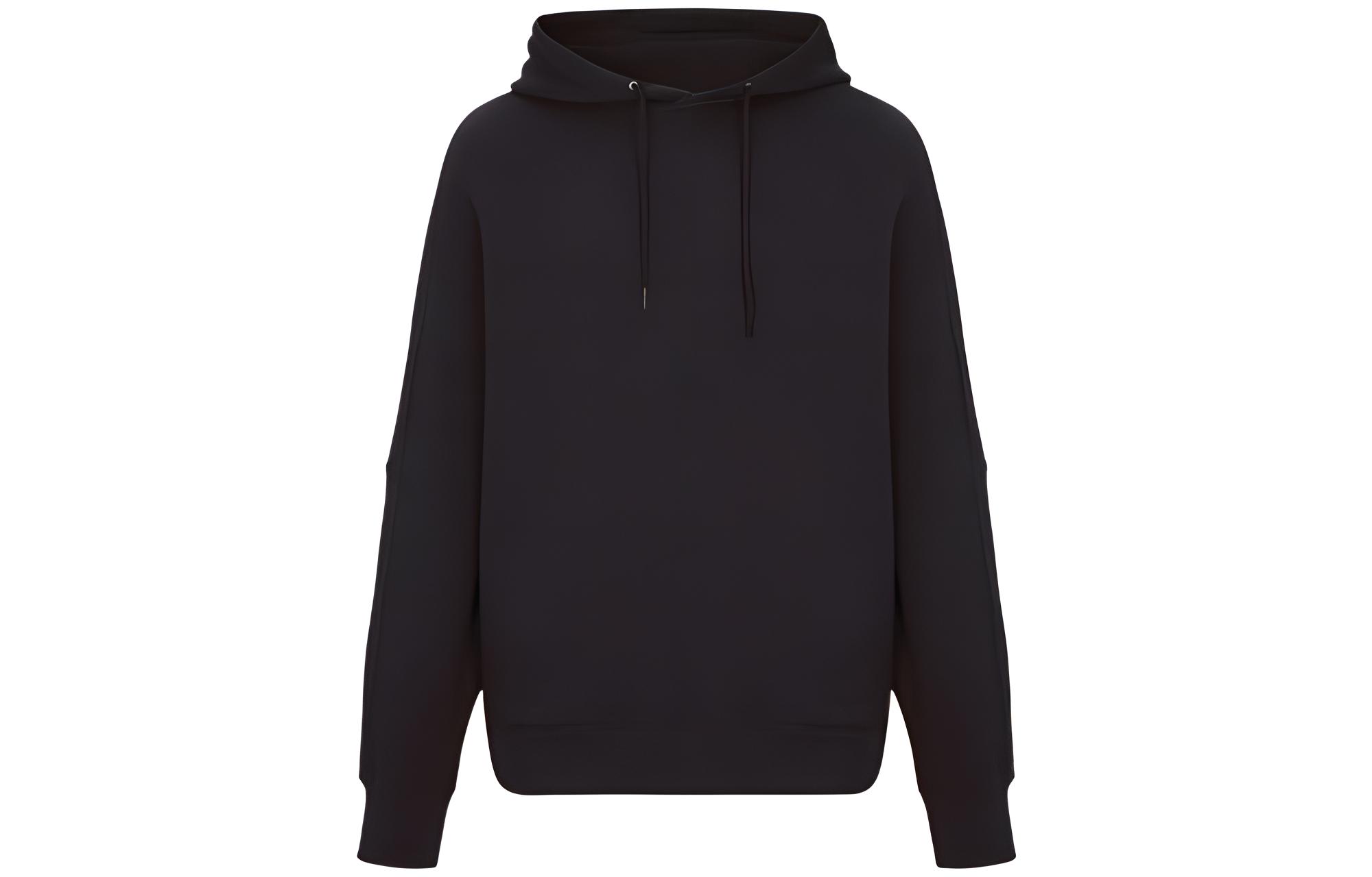 Calvin Klein Logo Print Hoodie Unisex Black 40755ST-BAE