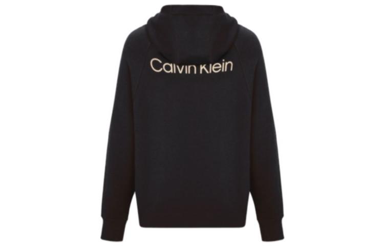 Lookbook Calvin Klein 标志印花连帽衫 男女同款 黑色 40755ST-BAE
