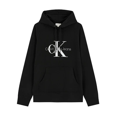 Calvin Klein Logo Print Oversized Long-Sleeve Sweatshirt Black J326969-BEH