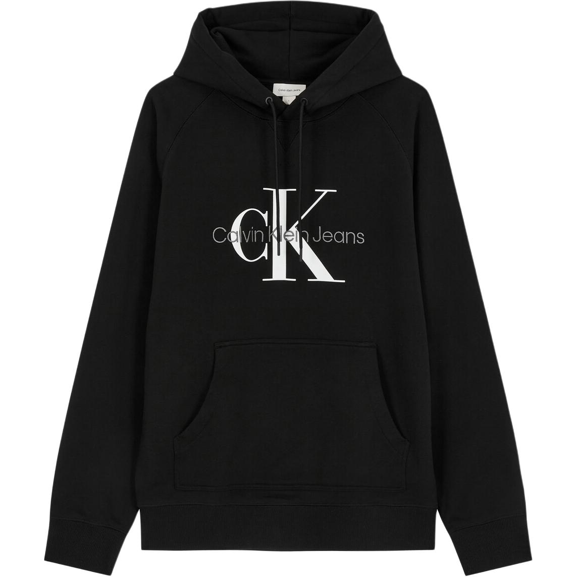 Order Sudadera Negra Calvin Klein Oversized de Manga Larga con Logo Impreso J326969-BEH