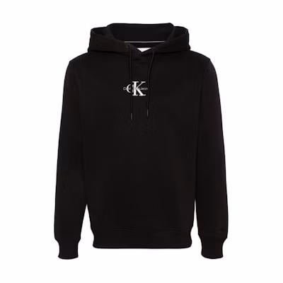 Calvin Klein Logo Print Pullover Hoodie Men’s Black J30J325629-BEH