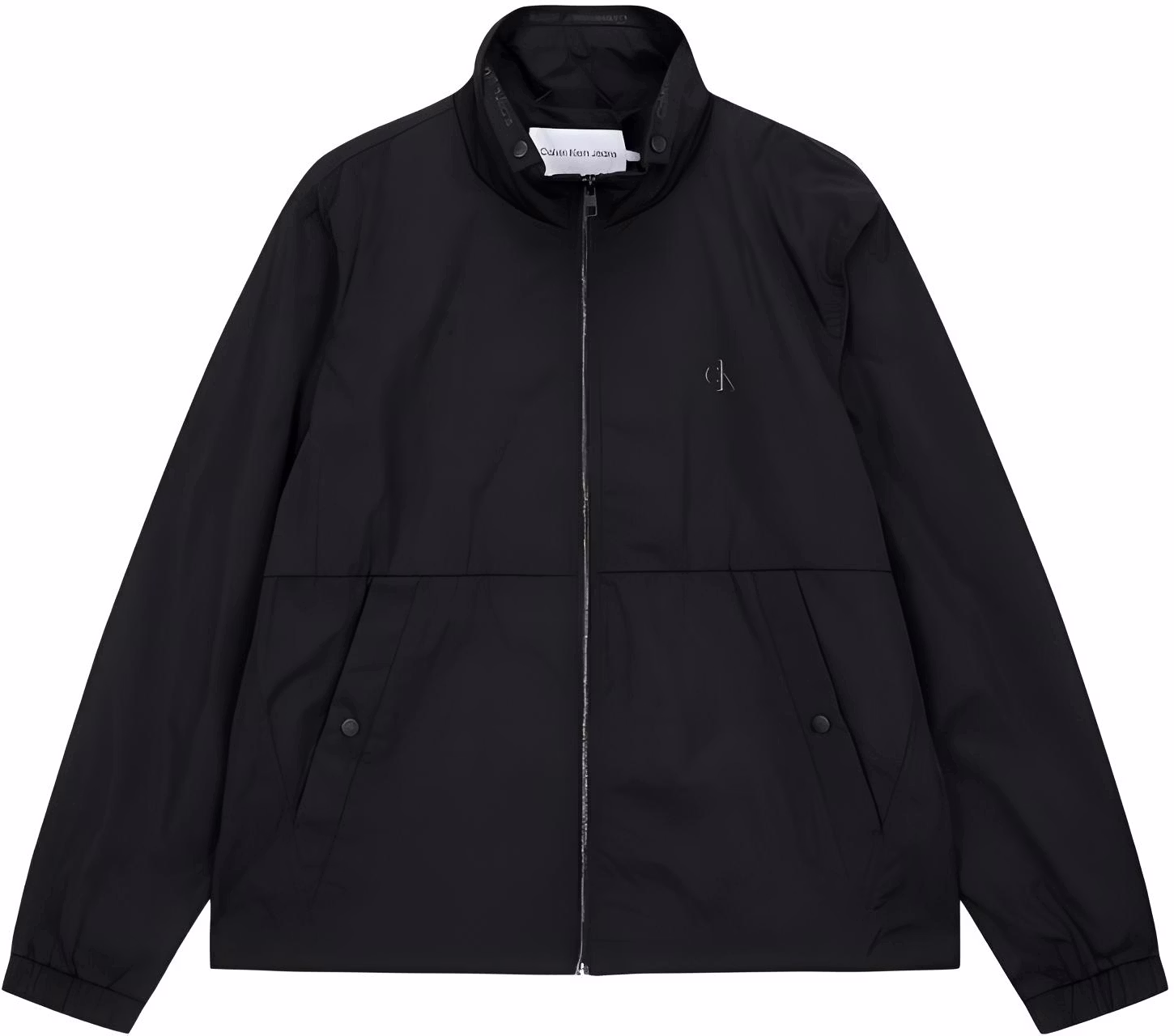 calvin-klein-logo-stand-collar-zip-up-jacket-black-spring-autumn-long-sleeve-j320579-beh