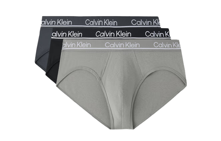Calvin Klein Logo Stretch Breathable Briefs 3-Pack NP2442O-0NJ