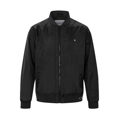 Calvin Klein Logo Zip-Up Jacket Black J318039-BEH