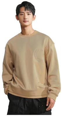 Calvin Klein宽松字母印花双面针织衫 米色 J322661 Order Calvin Klein宽松字母印花双面针织衫 米色 J322661