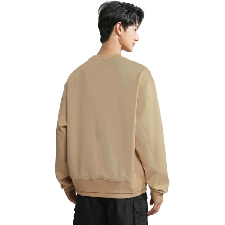 Purchase Calvin Klein宽松字母印花双面针织衫 米色 J322661