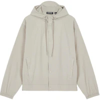 Calvin Klein Loose Fit Seersucker Windbreaker Jacket Pink Beige 4MS4O521-020 Calvin Klein Loose Fit Seersucker Windbreaker Jacket Pink Beige 4MS4O521-020