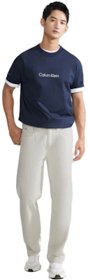 Calvin Klein Seluar Jeans Loose Fit Kapas Putih Tulen Lelaki J321443 Lookbook Calvin Klein Seluar Jeans Loose Fit Kapas Putih Tulen Lelaki J321443