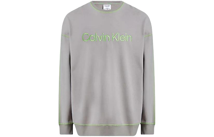 Calvin Klein Lounge Sweatshirt Future Shift Embroidered Crewneck Grey Men NM2458-PET