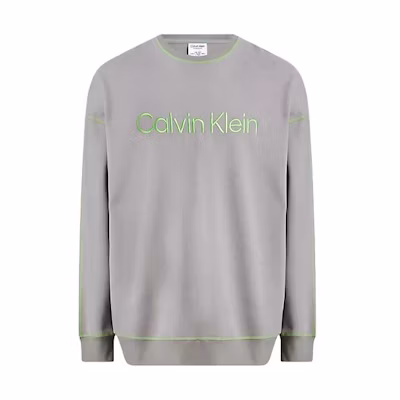 Calvin Klein Lounge Sweatshirt Future Shift Embroidered Crewneck Grey Men NM2458-PET