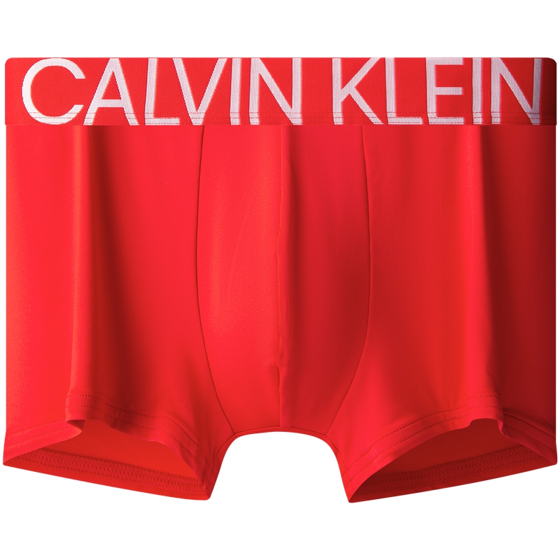 Calvin Klein Low-Rise Boxers with Bold Pattern - Red Edition NB1702O