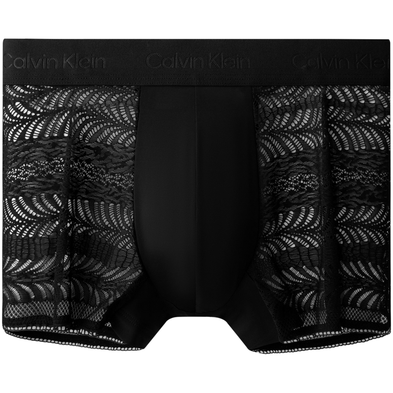 Calvin Klein Low-Rise Lace Boxer Briefs - Lightweight & Seamless Single Pack NB3858