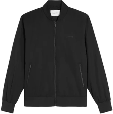 卡尔文克莱因哑光黑色全拉链飞行员夹克 40FP512-001 Buy 卡尔文克莱因哑光黑色全拉链飞行员夹克 40FP512-001