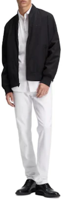 卡尔文克莱因哑光黑色全拉链飞行员夹克 40FP512-001 Lookbook 卡尔文克莱因哑光黑色全拉链飞行员夹克 40FP512-001