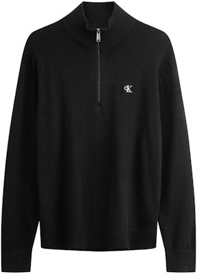 CALVIN KLEIN Men’s Casual Embroidered Half-Zip Knit Pullover Sweater. J326793 Buy CALVIN KLEIN Men’s Casual Embroidered Half-Zip Knit Pullover Sweater. J326793