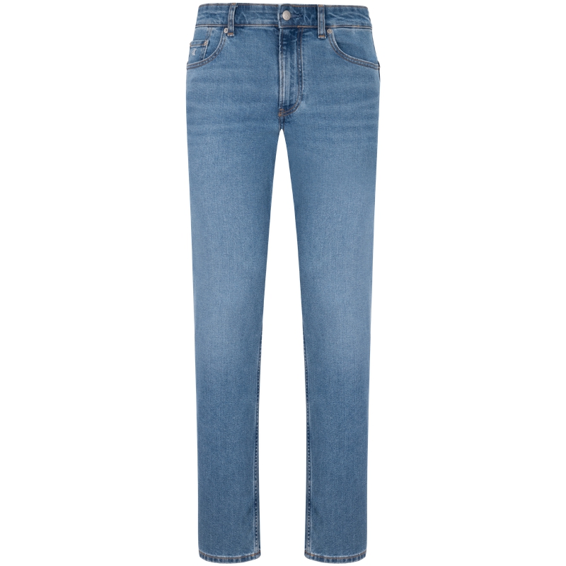 Calvin Klein Men’s Slim Fit Stretch Washed Denim Jeans Light Blue Casual Style J325694 圖 2