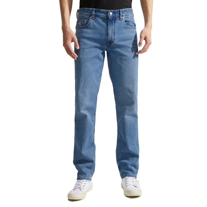 Calvin Klein Men’s Slim Fit Stretch Washed Denim Jeans Light Blue Casual Style J325694 圖 4