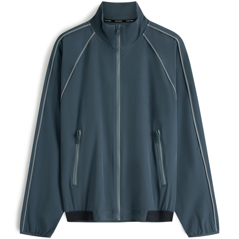 Calvin Klein Men’s Waterproof Quick-Dry Outdoor Running Jacket Gray Blue 4MF3O510460